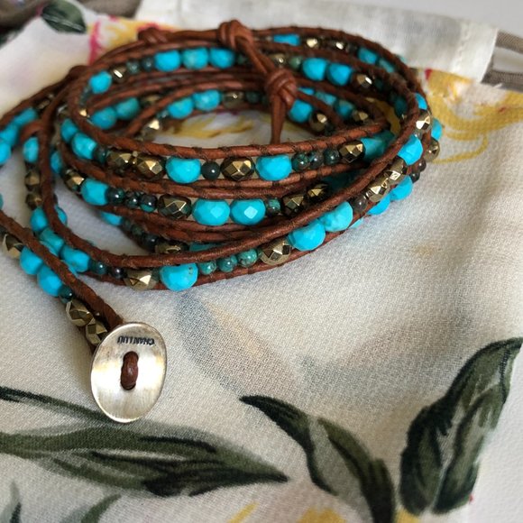 NWT Chan Luu Signature 5 Wrap Bracelet - Picture 4 of 9